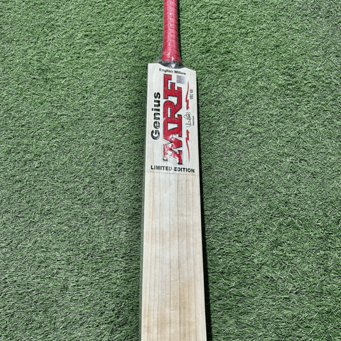MRF Cricket Bat - Genuis Limited Edition English Willow - Adult Size SH (Match Ready Bat)